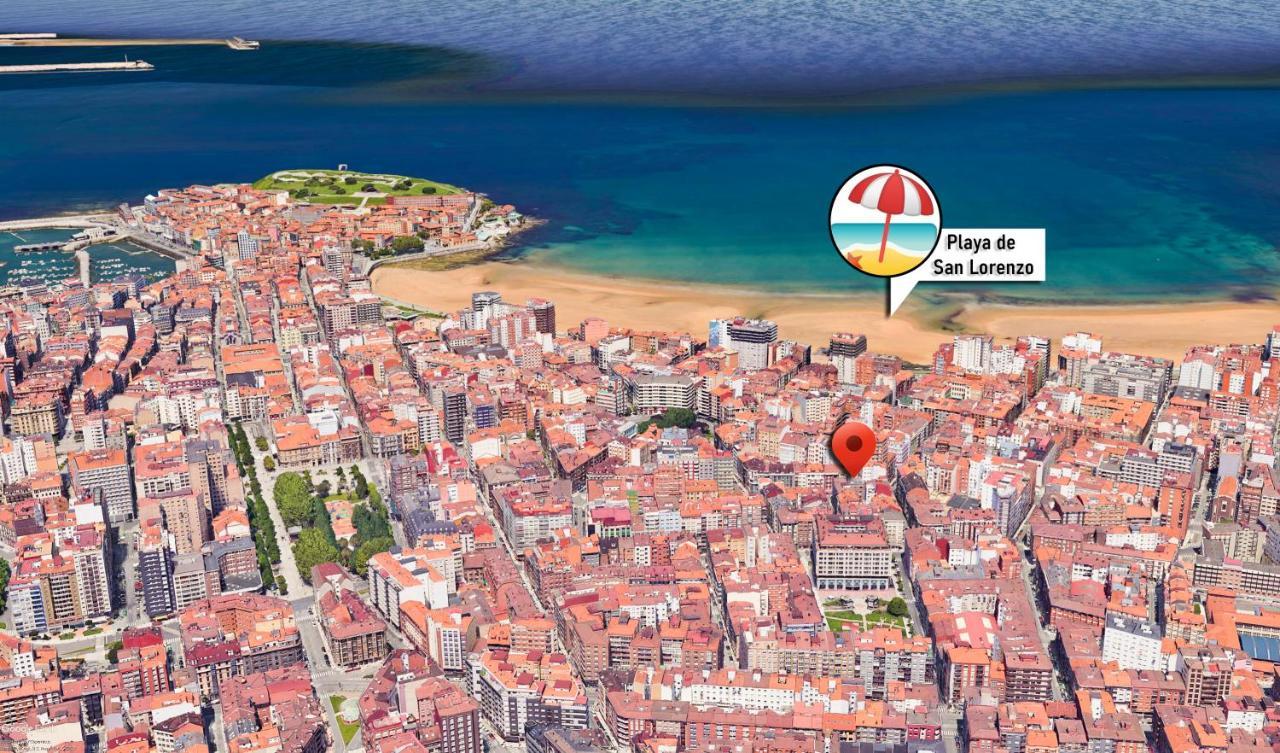 Apartamentos La Gringa Centro Gijon I Nueva Construccion Con Posibilidad De Parking Luaran gambar